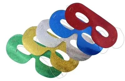 Image de Masques holographiques, lot de 5 - Godan