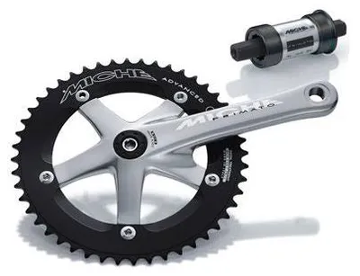 Produktbild von Miche Crankstel Pista Fortgeschrittene 167 mm 49tds. 1 8 Silber