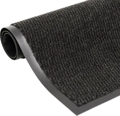 Produktbild von vidaXL Schmutzfangmatten 2 Stk. Rechteckig Getuftet 120x180cm Schwarz