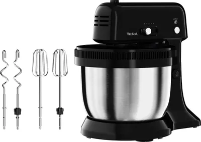 Produktbild von Tefal QB1108 KÃ1/4chenmaschine, Kunststoffgehäuse, 300 Watt, 4 l Behälter, 6 Geschwindigkeiten