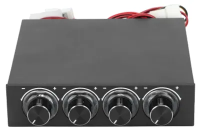Image de Régulateur de ventilateur de refroidissement avec réduction du bruit adaptée à l'utilisateur, régulateur de vitesse PWM multifonctionnel, 5 V-12 V
