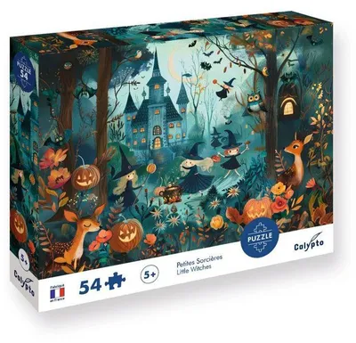 Produktbild von Puzzle, SENTOSPHERE, 54 Teile, Les Petites Sorcieres, Geschichten Erfinden, Ab 5 Jahren