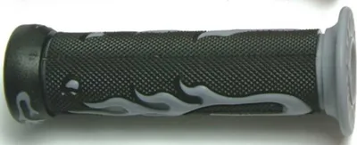 Image de Paire de poignées en caoutchouc "Flame", Ø 22/25 mm, longueur 130 mm rouge