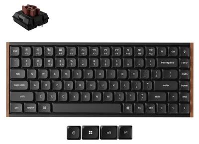Produktbild von Keychron K3 Ultra 8K Wireless Mechanische Tastatur Schwarz - Milk POM Brown