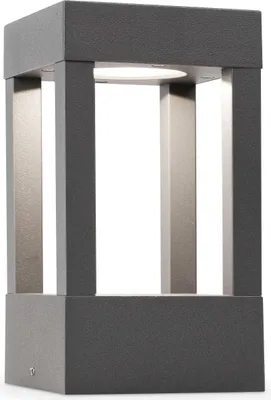 Produktbild von Faro 70755, Außensockel-/Pfostenbeleuchtung, Dunkles Grau, Aluminium, IP54, I, 10 W