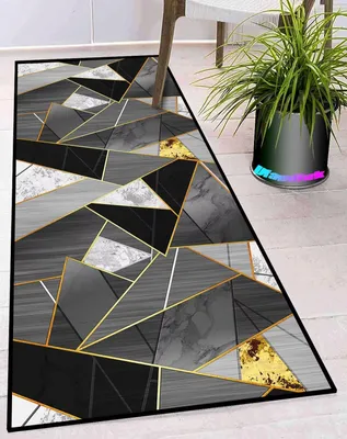 Productafbeelding van Loopmat voor hal en keuken - Wasbaar en antislip, 40 x 60 cm