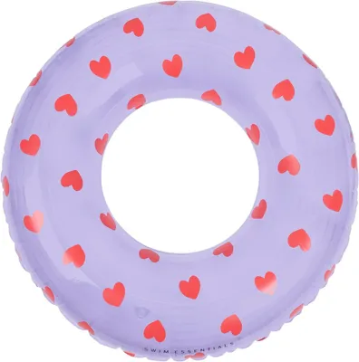 Produktbild von Swim Essentials Schwimmring – Lila – Sweet Hearts - Ø 90 cm