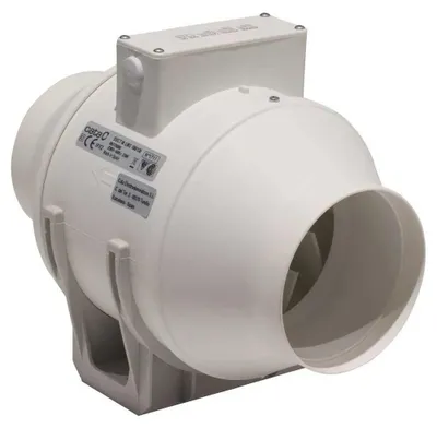 Obrázek produktu pro CATA DUCT IN-LINE 100/130, Potrubí, Bílá, IPX2, 130 m³/h, 2200 ot/min, 24 dB