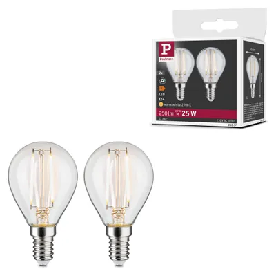 Obrázok produktu pre Paulmann 28857, 2,7 W, 25 W, E14, 470 lm, 15000 h, Teplá biela