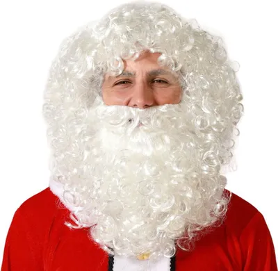 Obrázek produktu pro Santa Claus paruka Bílé vousy