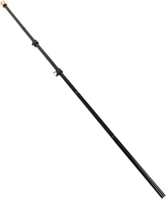 Produktbild von Flaggenmast aus Edelstahl, drehbar, 180 cm, schwarz für Außenbereich