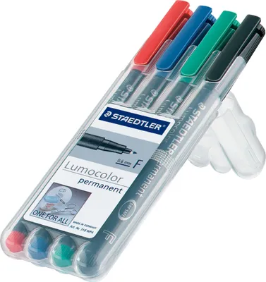Zdjęcie produktu dla STAEDTLER Folienstift Lumocolor B perm 4St