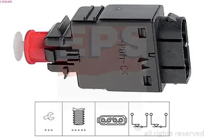 Produktbild von EPS Bremslichtschalter Bremsschalter 1.810.081 mechanisch