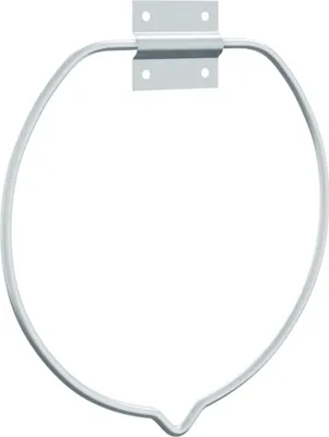 Imagen del producto de Soporte de pared para cubo, color plateado, acero, marca vidaXL
