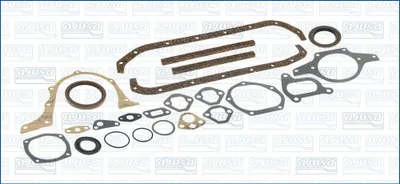 Produktbild von AJUSA 54025700 Dichtungssatz Kurbelgehäuse für FIAT Panda Schrägheck (141) Uno Schrägheck (146) 127 Schrägheck (127) für SEAT MARBELLA (28)