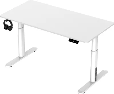 Obrázok produktu pre pro.tec Výškovo nastaviteľný detský stôl Ringe 120 x 60 cm Počítačový stôl pre deti Biely - veľmi dobrý