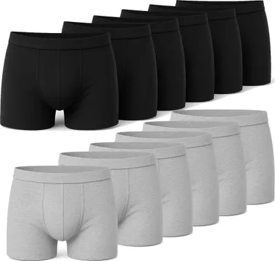 Produktbild von 12x Herren Boxershorts Unterwäsche Unterhosen Baumwolle; 12 er Pack XL / 7
