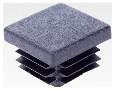 Produktbild von Pfostenkappe für Universalpfosten | schwarz | 30 x 30 mm | 4 Stück