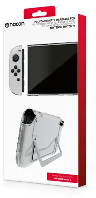 Produktbild von NACON NA028782, Hartschalenkoffer, Nintendo, Transparent, Kunststoff, Nintendo Switch 2, Stoßfest, Staubresistent, Kratzresistent