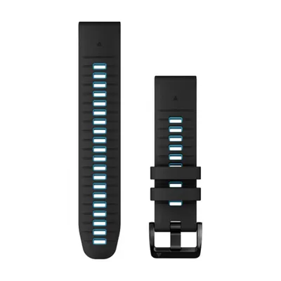 Obrázok produktu pre Garmin 010-13280-05 Silikónový remienok Quickfit 22 mm Black/Cirrus Blue