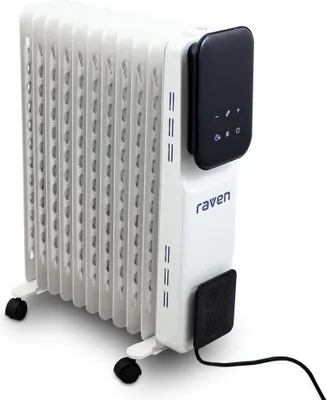 Produktbild von Raven Elektrischer Ölradiator EGO003, 2500W 11 Rippen Weiß
