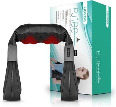 Immagine prodotto di VOYOR Massaggiatore per il collo Massaggiatore elettrico Shiatsu per la spalla con calore Comfort