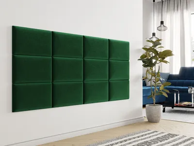 Obrázok produktu pre Čalúnený nástenný panel 50x30 PAG - zelený