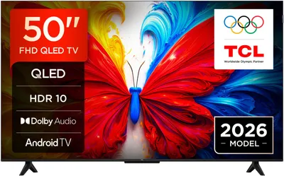 Produktbild von TCL S5L 50S5L, 127 cm (50"), 3840 x 2160 Pixel, QLED, Smart-TV, WLAN, Schwarz