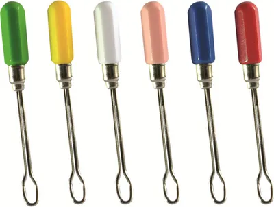 Immagine prodotto di Pulitore per orecchie Maya Pulitore igienico per orecchie con anello in metallo e manico in plastica 2 pezzi