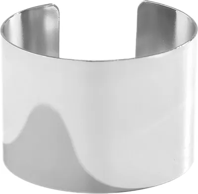 Produktbild von Damen-Armband, übertrieben, Vintage, Punk, Boho, glatt, rostfrei, Metall, verstellbare Öffnung, Manschettenarmreif, breiter Handgelenkschmuck