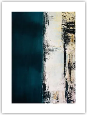 Produktbild von Poster - Poster ohne Rahmen - Abstraktion gerieben schwarz - 30x40 cm - Wand Bild - Wanddeko - Wandbilder - Kunstposter - Wandposter - Bilder - Kunstdruck - Wanddekoration - Wandbild - P2XPA30x40-4381