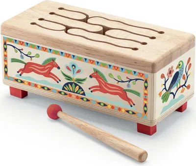 Produktbild von Djeco Djeco Holztrommel – Lern- und Spaßspielzeug für Kinder
