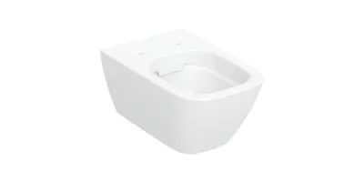 Produktbild von Geberit Smyle Square Tiefspül-WC, spülrandlos, wandhängend, 4,5/6l, geschlossene Form, 500.208.01.1