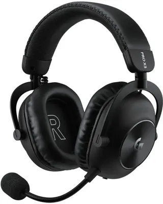 Immagine prodotto di Cuffie gaming Logitech G PRO X3 LIGHTSPEED, Bluetooth, autonomia 70 ore, microfono, colore nero