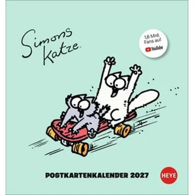 Obrázek produktu pro Simons Katze Postkartenkalender 2027
