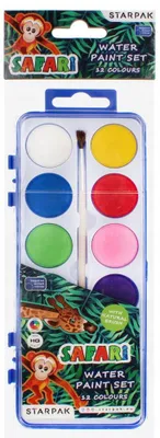 Produktbild von Starpak Safari Aquarellfarben 12 Farben