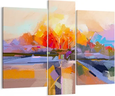 Produktbild von Bild auf Leinwand - Leinwandbild - Abstraktion modern - 95x80cm - Wand Bild - Wanddeko - Wandbilder - Leinwanddruck - Bilder - Kunstdruck - Wanddekoration - Leinwand bilder - Wandkunst - CB95x80-4097