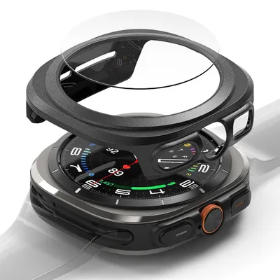Zdjęcie produktu dla Ringke Slim etui + Folia Samsung Galaxy Watch Ultra 47mm - Tytanowa Czerń