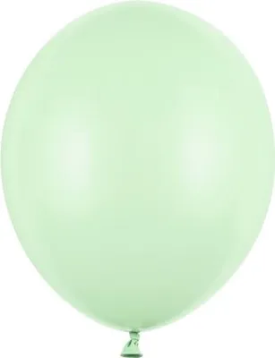 Image de Strong Balloons 27cm, pastel pistache (1 paquet / 50 pièces)