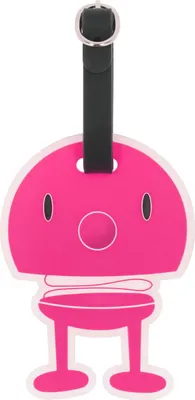Image de Porte-clés Hoptimist, modèle "Taschenanhänger", en silicone, couleur rose, référence 36363