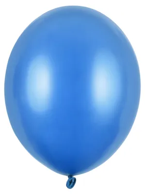 Produktbild von Starke Ballons 30cm, Metallic Mais. Blau (1 Packung / 10 Stück)