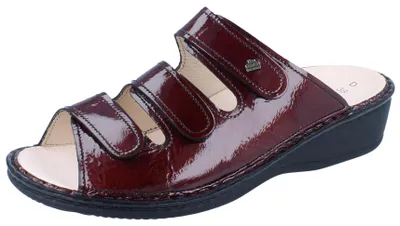 Immagine prodotto di Comodo mulo Finn Comfort Pisa, donna, Bordeaux, pelle, NUOVO - muli da donna / separatori di punta, rosso
