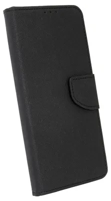 Produktbild von Buch Tasche Fancy für SAMSUNG GALAXY A72 (A725F) Handy Hülle Etui Schutzhülle mit Standfunktion, Kartenfach Schwarz
