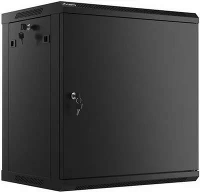 Produktbild von Lanberg 19" 12U 600X450 Schwarz Metalltür Rack Einbauschrank
