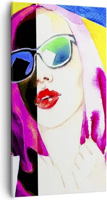 Produktbild von Bild auf Leinwand - Leinwandbild - Frau Modell - 55x100cm - Wand Bild - Wanddeko - Wandbilder - Leinwanddruck - Bilder - Kunstdruck - Wanddekoration - Leinwand bilder - Wandkunst - PA55x100-3958
