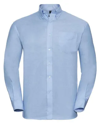 Produktbild von Russell Collection - "Classic" Hemd für Herren Langärmlig LT3646 (S) (Dunkelblau)
