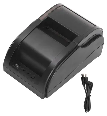 Imagen del producto de Impresora térmica para sistemas de punto de venta (POS) de restaurantes, con corte automático, conexión USB y velocidad de impresión de 60-80 mm/s