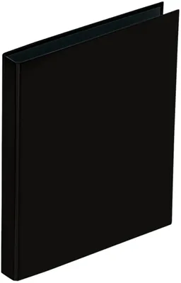 Produktbild von Ringbuch A4 25mm 4 Ringe schwarz Packung mit 12 Stück