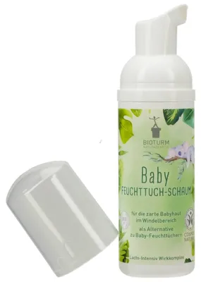 Produktbild von BIOTURM Baby Feuchttuch-Schaum 50ml PZN 16390138