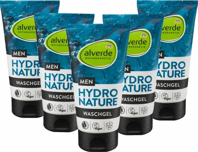 Produktbild von 5 x  alverde MEN - Waschgel Hydro Nature (5 x 150ml)